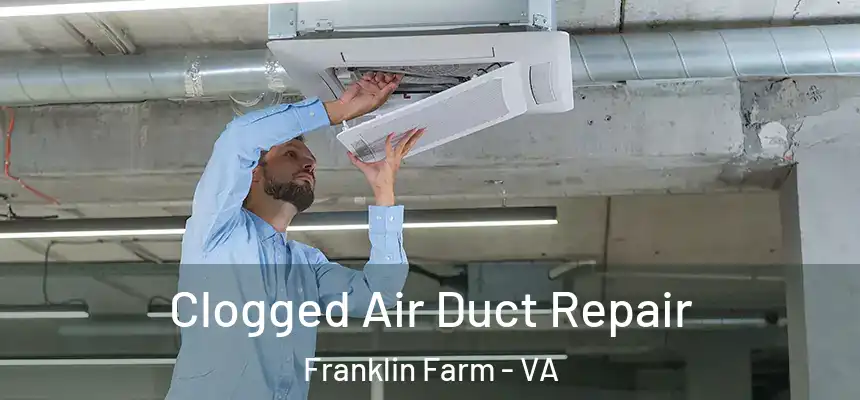  Clogged Air Duct Repair Franklin Farm - VA